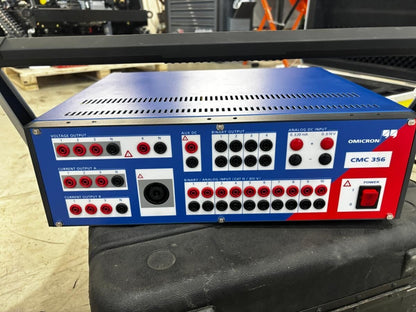 Omicron CMC 356 Protection Relay Tester + Calibration Cert & Full Cable Set