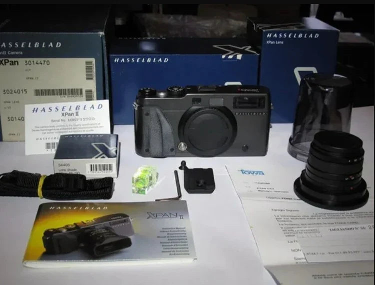 MINT Hasselblad XPan II Panoramic Kit w/ 45mm f/4 Lens - FULL BOXED / PAPERS