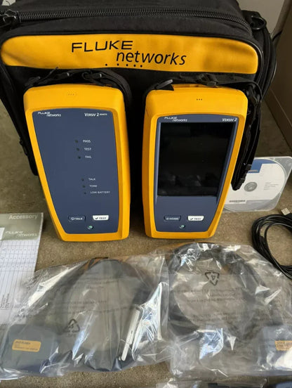FLUKE Networks DSX 8000 Versiv 2 Cable Certifier Tester Kit