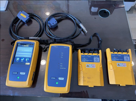 Fluke Networks DSX-8000 Versiv2 DSX Cable Analyzer Cat6a Cat8 Versiv wfiber mod